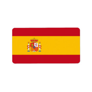 Spanien Adressaufkleber