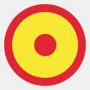 Spanien Air Force Roundel Runder Aufkleber