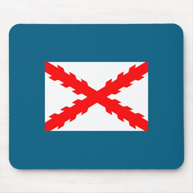 Spanien alte Flagge neues spanisches Design Mousepad (Vorne)