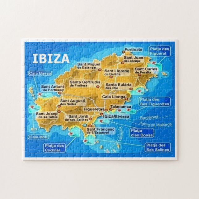 Spanien - Balearen - Ibiza - Eivissa - Puzzle (Horizontal)