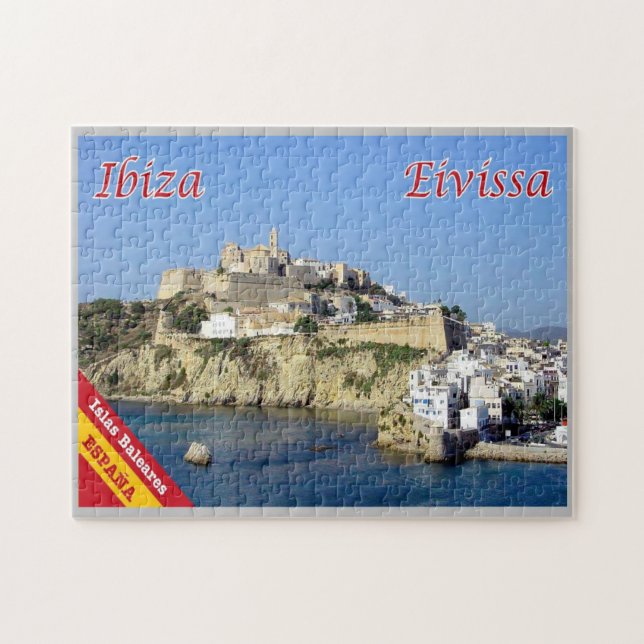 Spanien - Balearen - Ibiza - Eivissa - Puzzle (Horizontal)