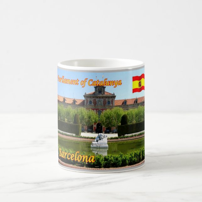 Spanien - Barcelona - Parlament Kataloniens - Kaffeetasse (Mittel)