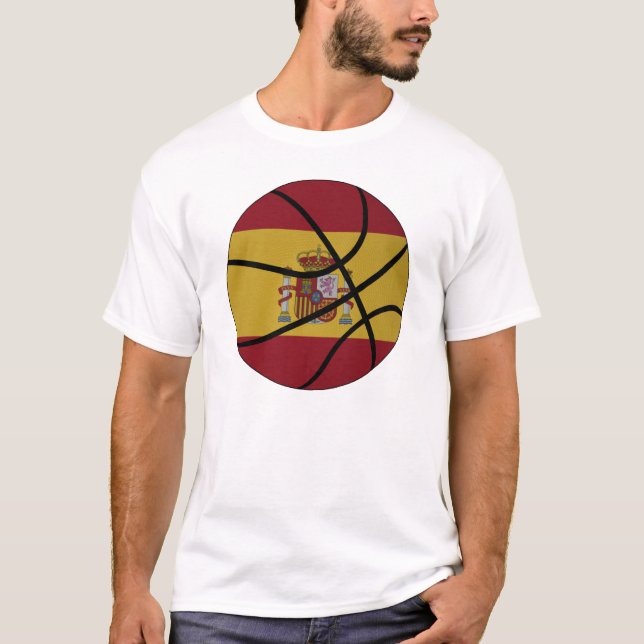 Spanien-Basketball-T - Shirt (Vorderseite)