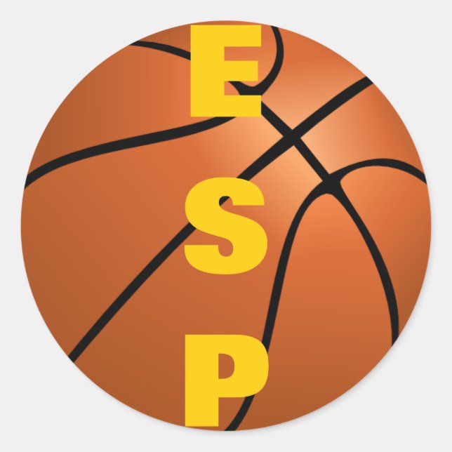 Spanien Basketball-Team Runder Aufkleber (Vorderseite)