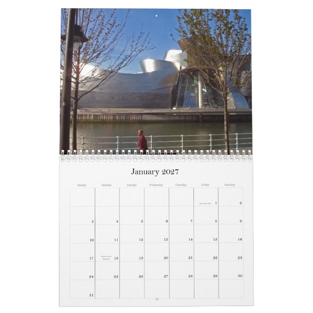 Spanien BILBAO, 2009 Kalender (Jan 2027)