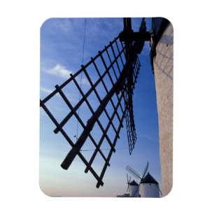 Spanien, Consuegra, Kastilien-La Mancha Windmühle Magnet