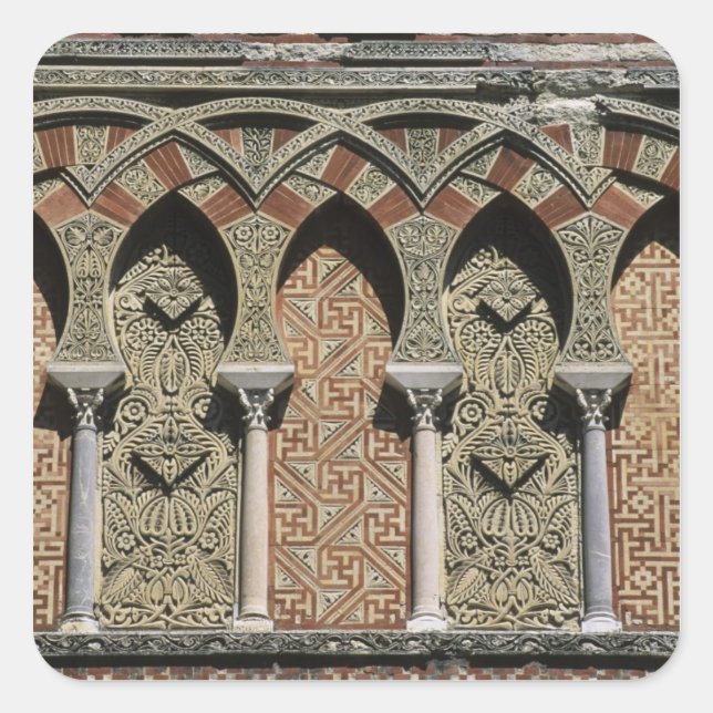 Spanien, Cordoba, maurische mezquita, (Moschee). Quadratischer Aufkleber (Vorderseite)