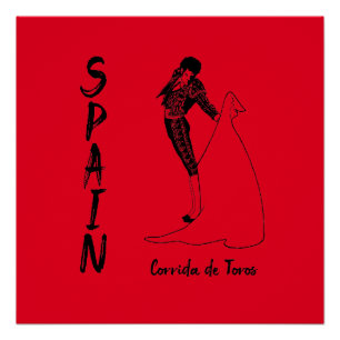 SPANIEN Corrida de Toros (Bullenkämpfe) Poster