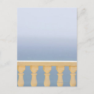 Spanien, Costa Blanca, Blick aufs Meer über Balust Postkarte