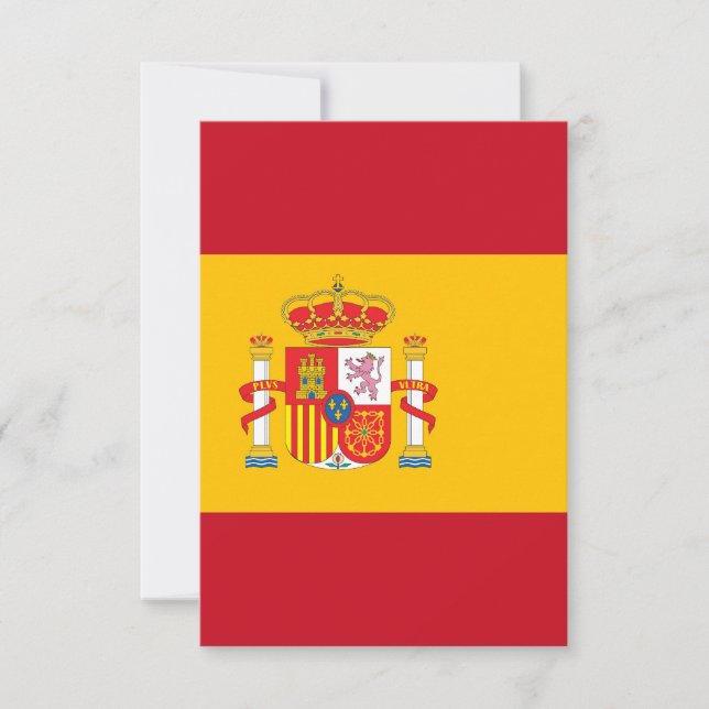 Spanien Dankeskarte (Vorderseite)