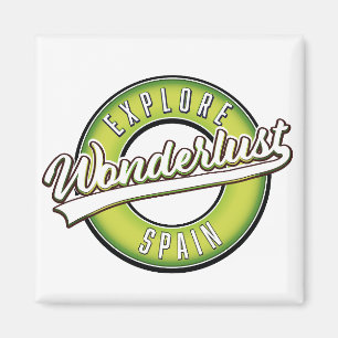 Spanien entdecken Wonderlust Magnet