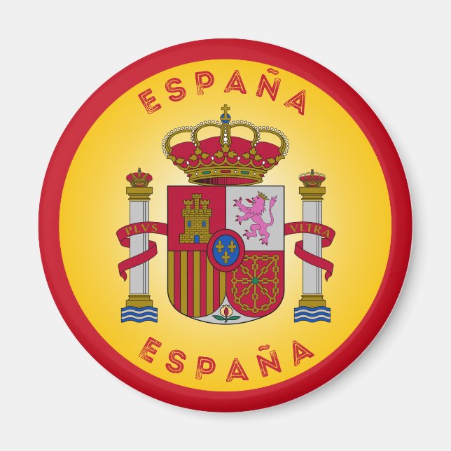 Spanien-Erbe-Emblem Magnet (Vorne)