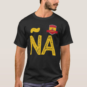 Spanien España Schreiben der menschlichen Flagge N T-Shirt