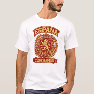 Spanien EST. 1920 Löwen-Wappen Vintage Athletic T-Shirt