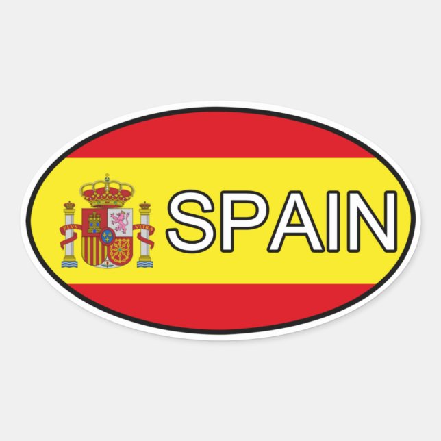 Spanien Euro Sticker (Vorderseite)