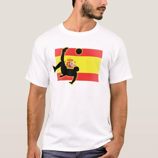 Spanien-Fahrrad-Tritt T-Shirt (Vorderseite)