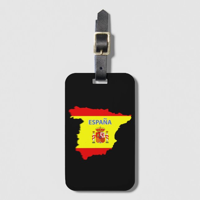 Spanien - Fall Pad air Gepäckanhänger (Vorderseite Vertikal)
