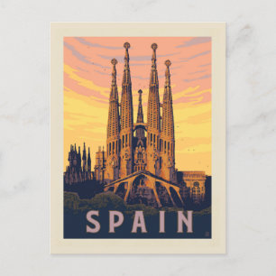 Spanien   Familia Sagrada Postkarte