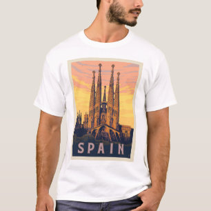 Spanien   Familia Sagrada T-Shirt