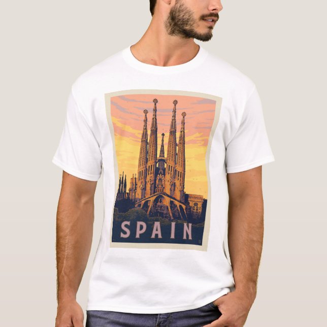 Spanien | Familia Sagrada T-Shirt (Vorderseite)