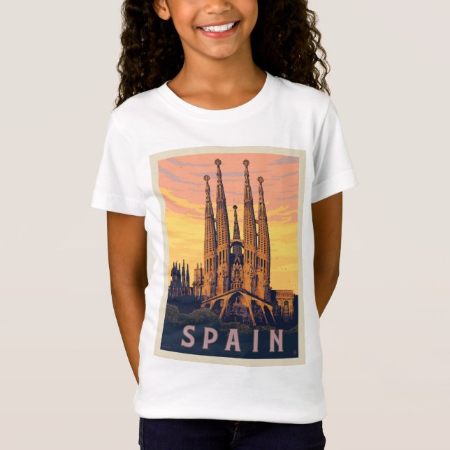 Spanien | Familia Sagrada T-Shirt (Vorderseite)