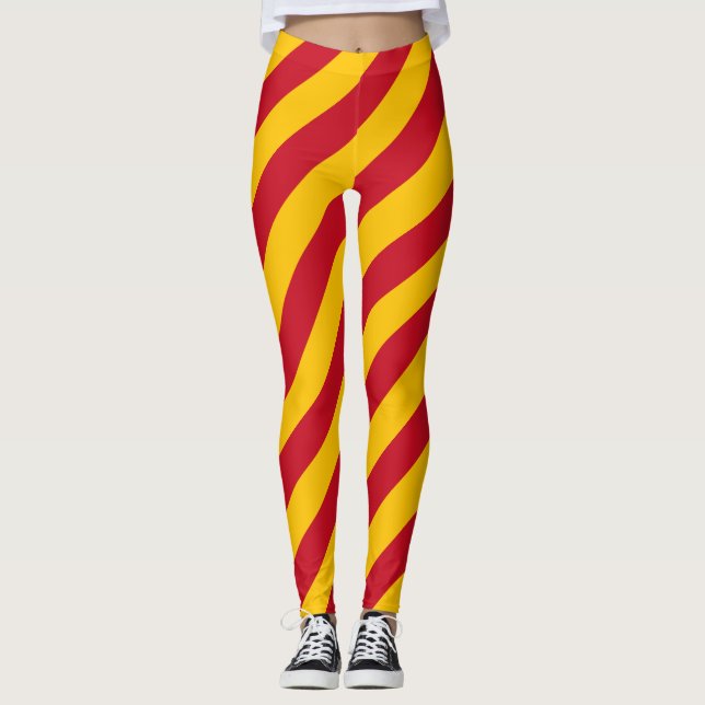 Spanien - Farben für die Flagge Leggings (Vorderseite)