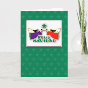 Spanien, Feliz Navidad Angels Karte