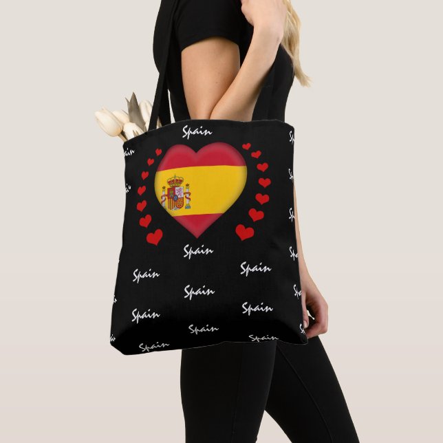 Spanien Flag & Heart Spanish Flag Mode / Sport (Von Nahem)