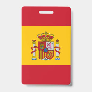 Spanien-Flagge Ausweis