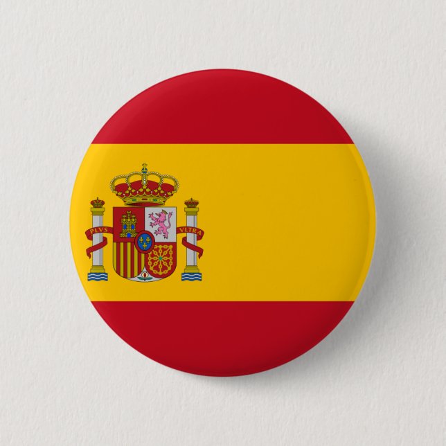 Spanien-Flagge Button (Vorderseite)
