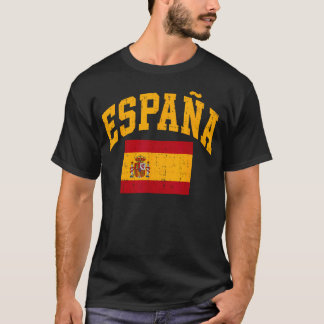 Spanien Flagge Espaa Vintage T-Shirt
