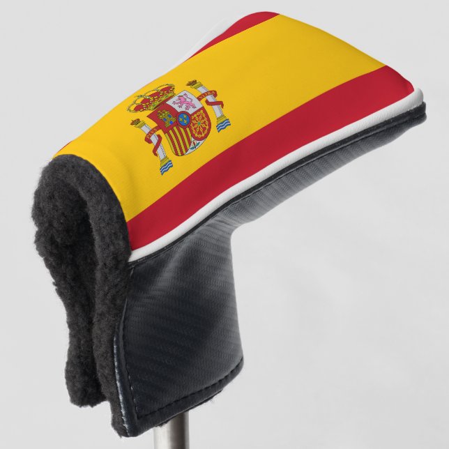 Spanien-Flagge Golf Headcover (3/4 Vorderseite)