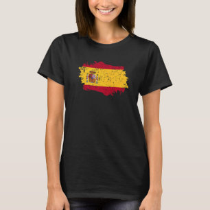 Spanien Flagge Grunge Land Flagge Spanien T-Shirt