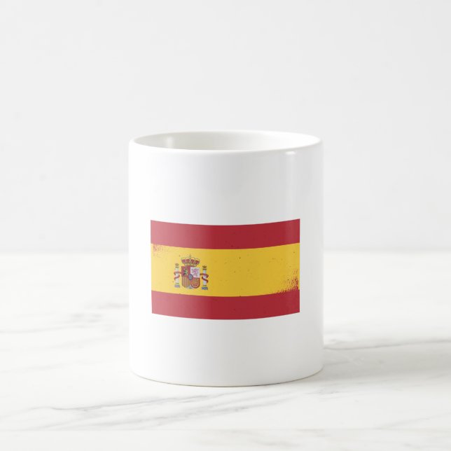 Spanien Flagge Kaffeetasse (Mittel)