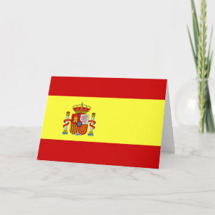 Spanien-Flagge Karte
