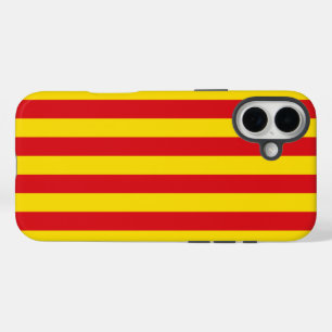 Spanien: Flagge La Senyera Katalonien iPhone 16 Plus Hülle