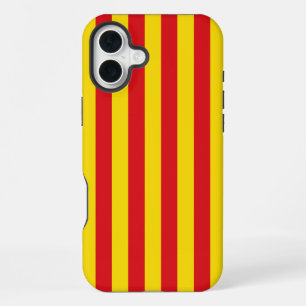 Spanien: Flagge La Senyera Katalonien iPhone 16 Plus Hülle