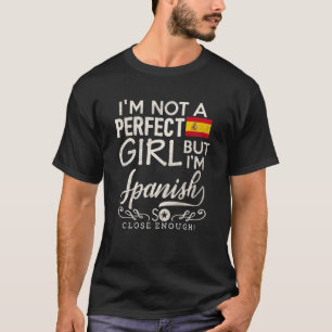 Spanien Flagge Mädchen Spanischer Prix Souvenir Fr T-Shirt