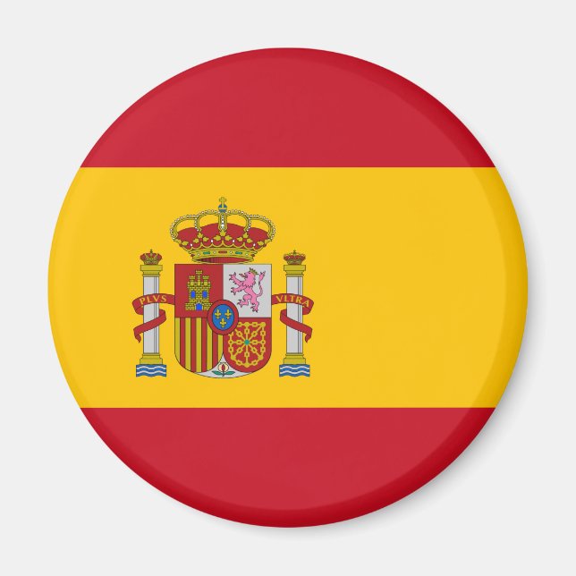 Spanien Flagge Magnet (Vorne)