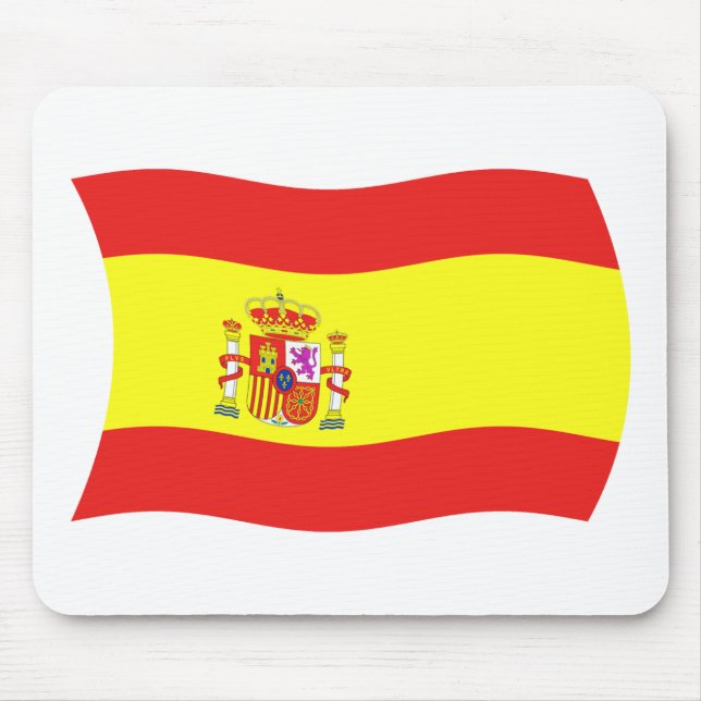 Spanien Flagge Mauspad (Vorne)