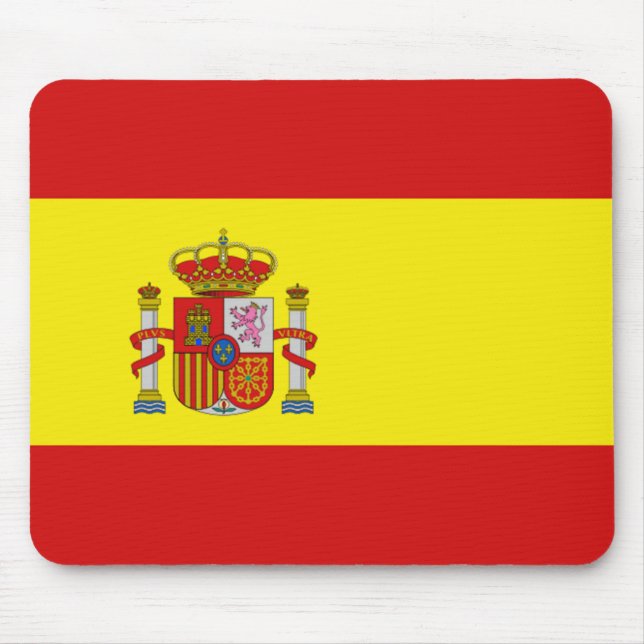 Spanien-Flagge Mousepad (Vorne)