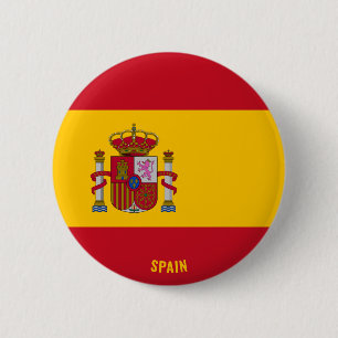 Spanien-Flagge Patriotisch Button