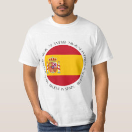 Spanien-Flagge Patriotische Kleidung T-Shirt