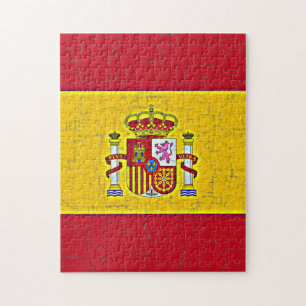 SPANIEN-FLAGGE Puzzlespiel Puzzle