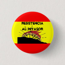Spanien-Flagge Resistencia Al invasor