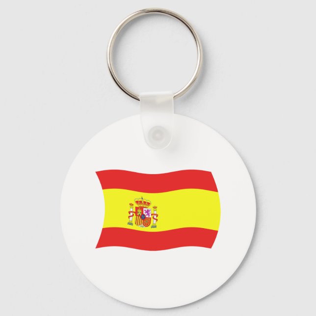 Spanien Flagge Schlüsselanhänger (Vorderseite)