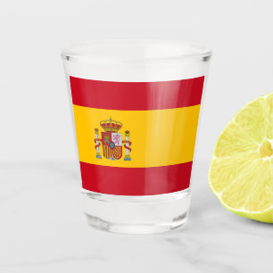 Spanien Flagge Schnapsglas