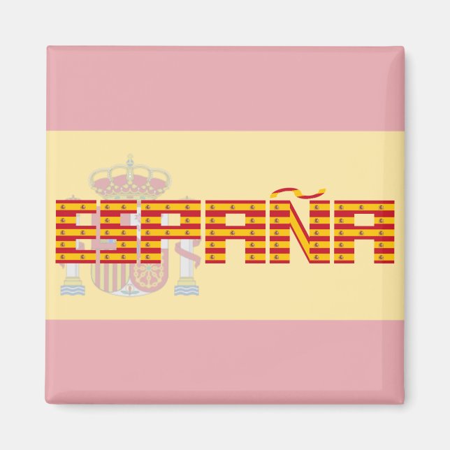 Spanien - Flagge / Spanien - Bandera Magnet (Vorne)