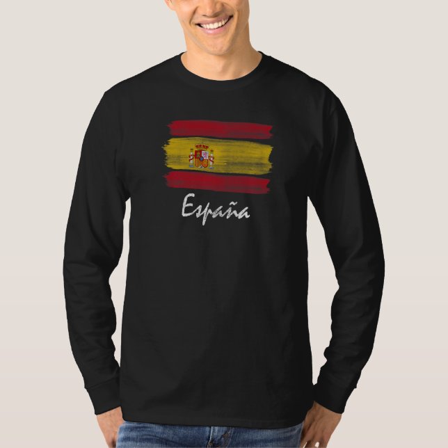 Spanien Flagge Spanien Prix Spanien Urlaub Spanien T-Shirt (Vorderseite)