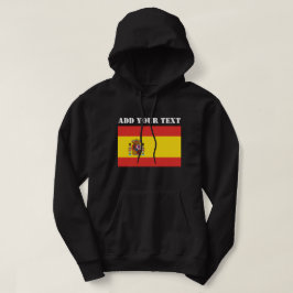 Spanien Flagge Spanischer Fußball-Fußball Hoodie